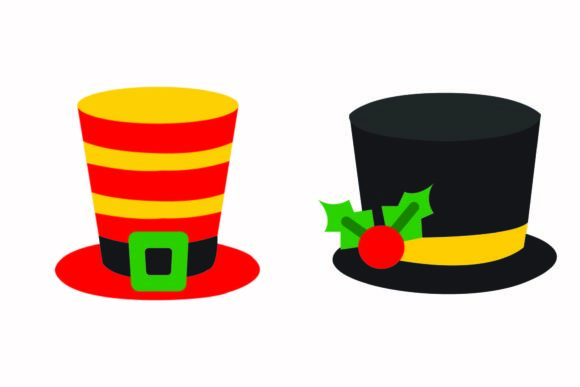 Christmas Cap Accessory Illustrations