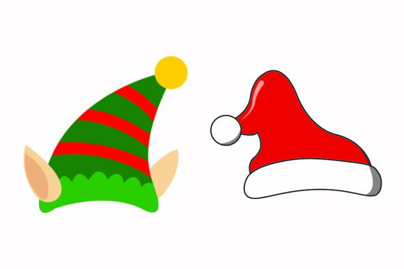 Christmas Cap Costume Accessories Vector