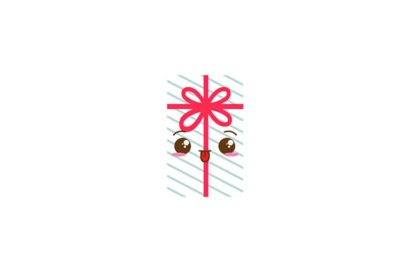 Christmas Cute Present Gift Box Illustrations