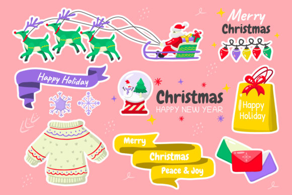 Christmas Elements Vol.4 for Digital Sellers