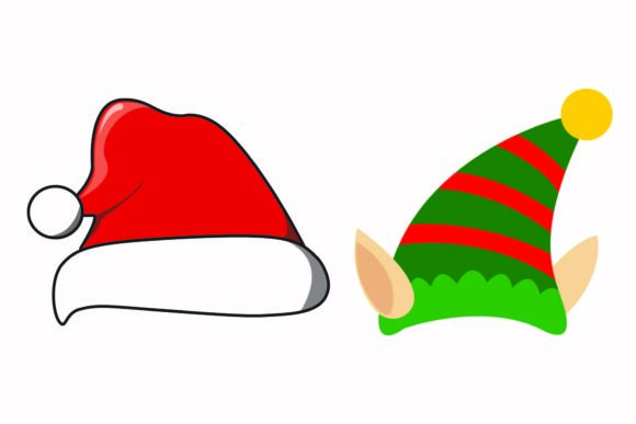Christmas Hat Santa Red Illustrations