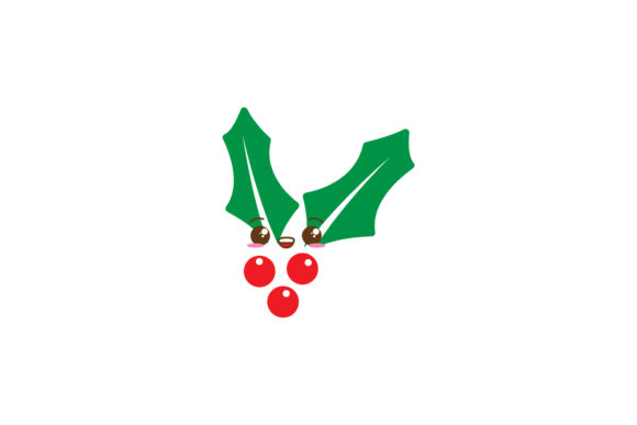 Christmas Illustration Mistletoe Vector for Handmade Creations