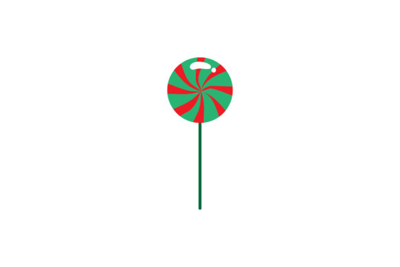Christmas Lollipop Candy Illustrations