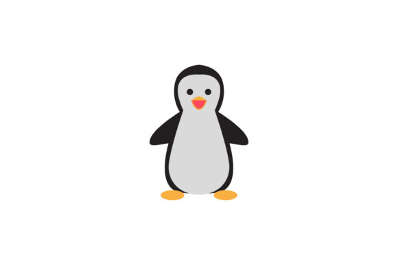 Christmas Penguin Character Illustrations
