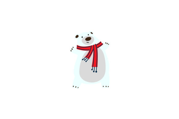 Christmas Polar Bear Cute Vector Review