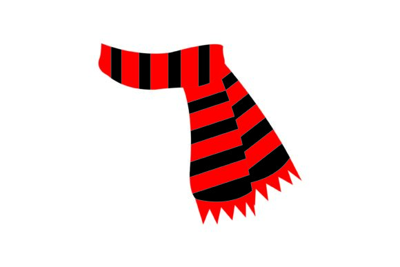 Christmas Scarves 046 Illustrations for Digital Product Creators