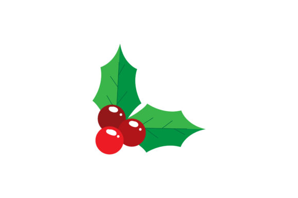 Christmas Tree Mistletoe Decoration Illustrations
