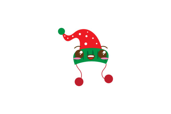 Christmas Winter Hat Cute Vector for Branding and Packaging