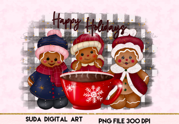 Cute Cookie Christmas Design Sublimation