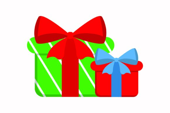 Gift Pack Christmas Icon Illustrations